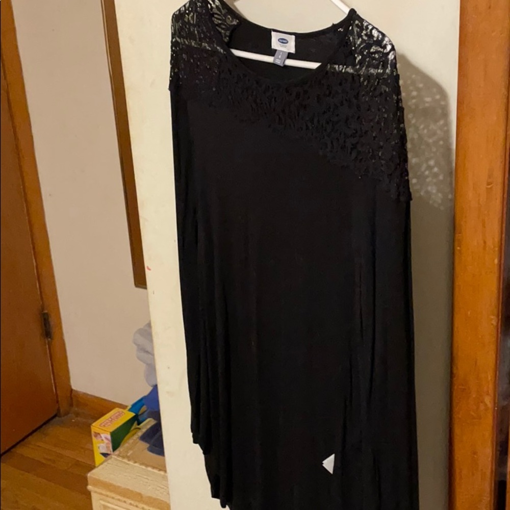 Black dress.